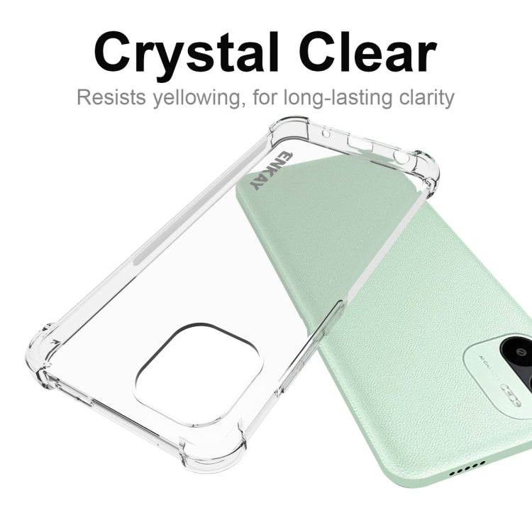 Crystal clear TPU phone case with corner protection and precise cutouts