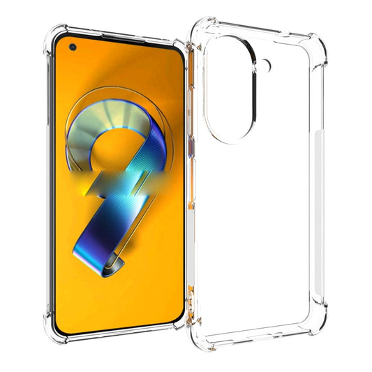 Clear TPU shockproof phone case with raised edges for Asus Zenfone 9