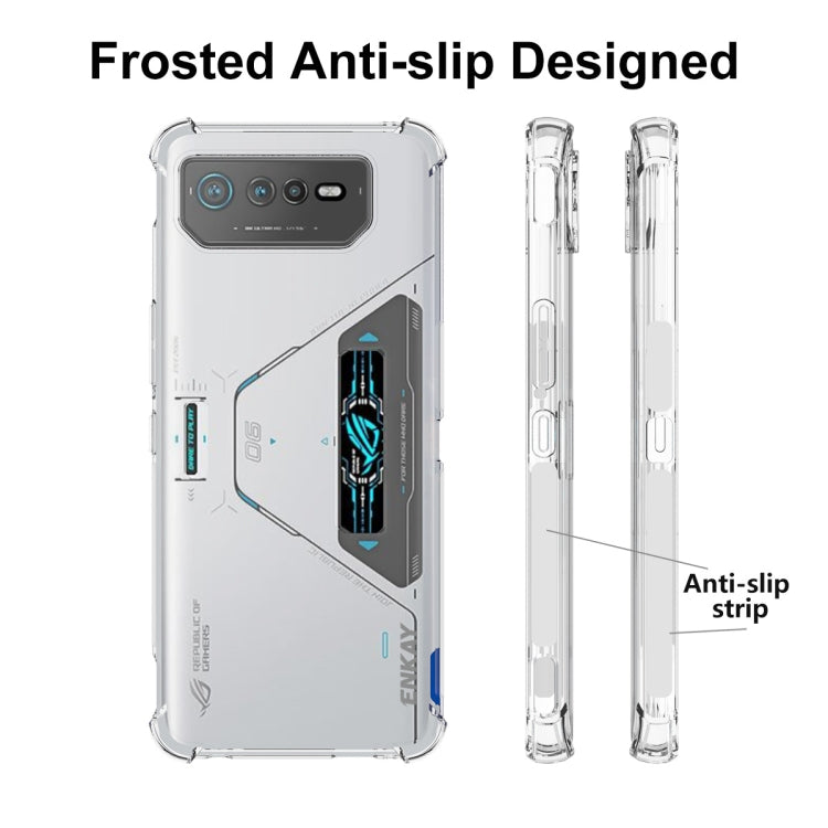 Frosted anti-slip TPU phone case with side grip for Asus ROG Phone 6 Pro