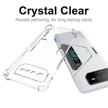 Crystal clear TPU case resisting yellowing for Asus ROG Phone 6 Pro