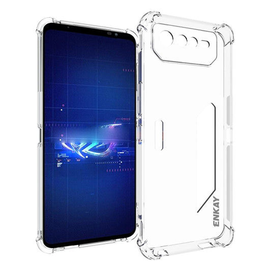 Clear TPU shockproof phone case, transparent back for Asus ROG Phone 6