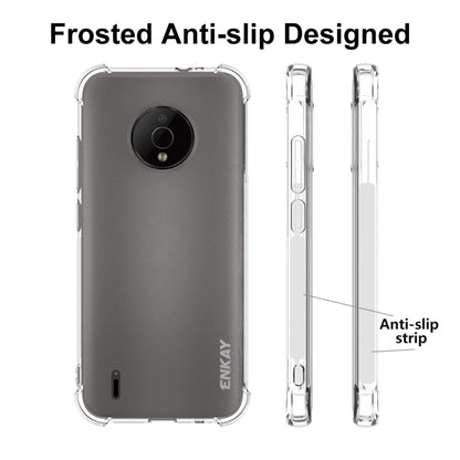 Frosted anti-slip phone case with camera cutout, shown with clear side rails
