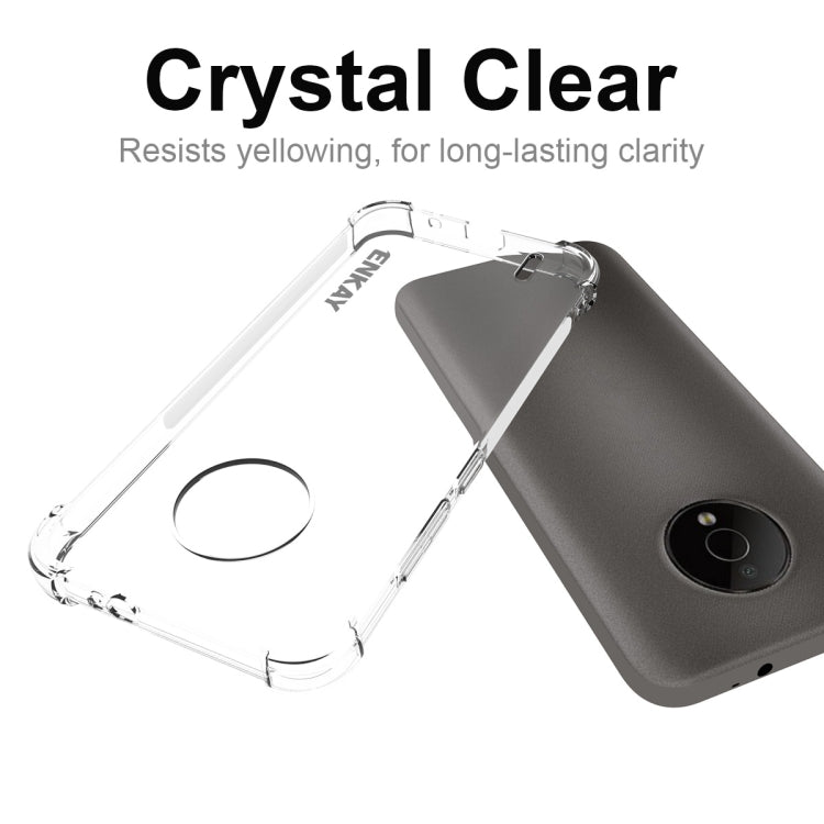 Crystal clear TPU phone case with camera opening and raised protective bumper