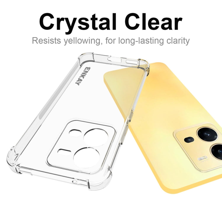Crystal-clear TPU phone case with precise cutouts and anti-yellow transparent finish