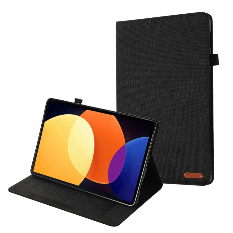 Fabric Leather Tablet Case, For Xiaomi Mi Pad 5 Pro 12.4