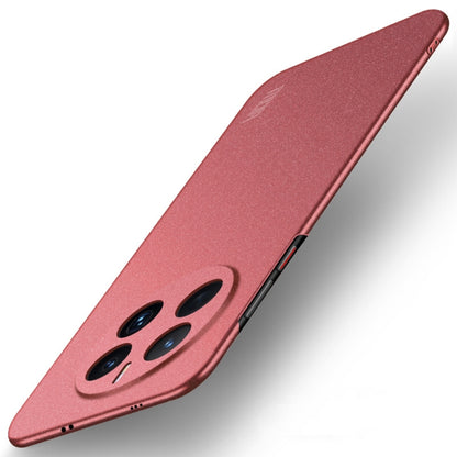 Frosted ultra-thin hard phone case for Huawei Mate 50 Pro, red with camera cutouts