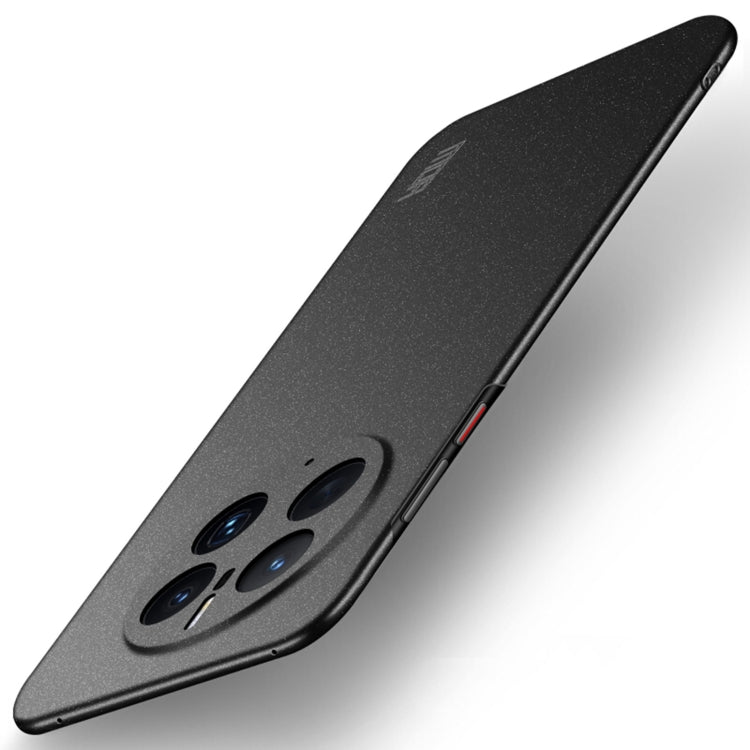 MOFI frosted ultra-thin hard phone case, black, smooth frosted back, camera cutouts