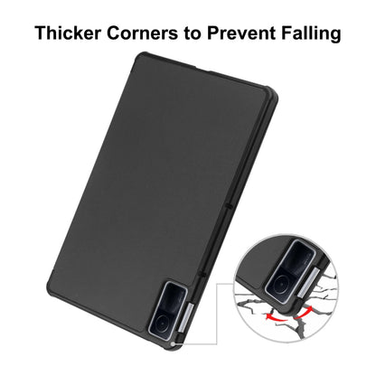 For Xiaomi Redmi Pad 10.61 inch ENKAY Tri-fold Custer Texture Leather Stand Smart Case, For Xiaomi Redmi Pad 10.61 inch
