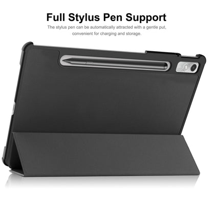 ENKAY black tri-fold tablet case with built-in stylus pen holder
