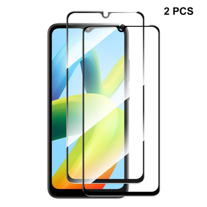 Tempered glass screen protector set, 2 pcs, 9H 2.5D, full coverage