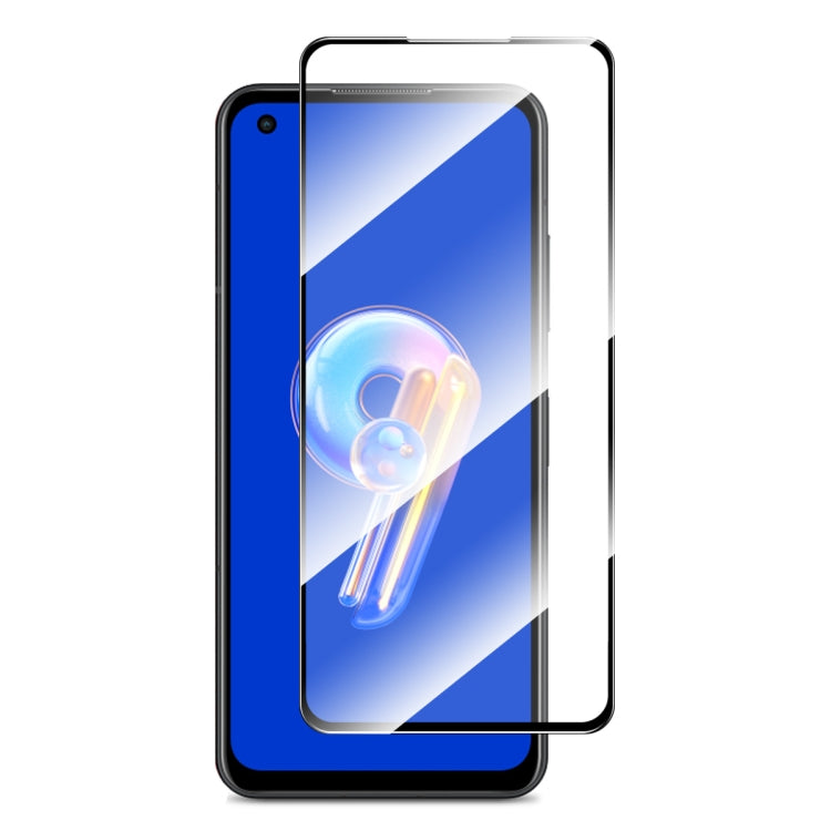 Tempered glass screen protector for Zenfone 9, full-coverage curved 2.5D edges