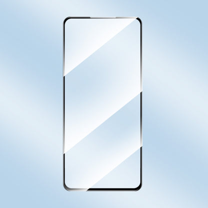 Zenfone 9 tempered glass screen protector, clear curved 2.5D panel