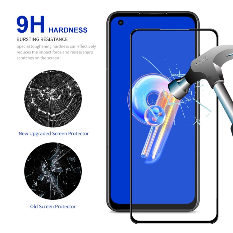 Zenfone 9 tempered glass screen protector, reinforced protection for daily use
