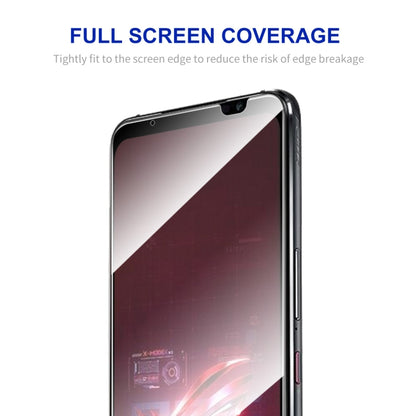 Full-screen tempered glass screen protector for Asus ROG Phone 6 with edge coverage
