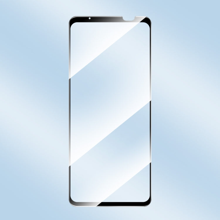 Clear tempered glass screen protector for Asus ROG Phone 6 with rounded 2.5D edges