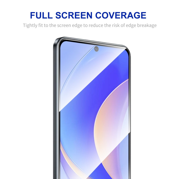Tempered glass screen protector for Huawei Nova Y90 with full-screen coverage