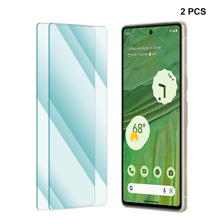 Tempered glass screen protector for Google Pixel 7, 2-pack full coverage