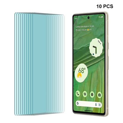 Tempered glass screen protector for Google Pixel 7, 10-pack full coverage