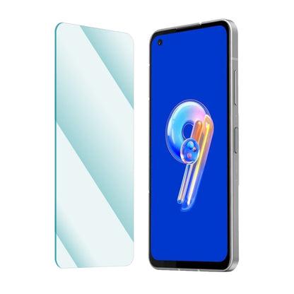 Tempered glass screen protector film for Asus Zenfone 9 with 2.5D rounded edges