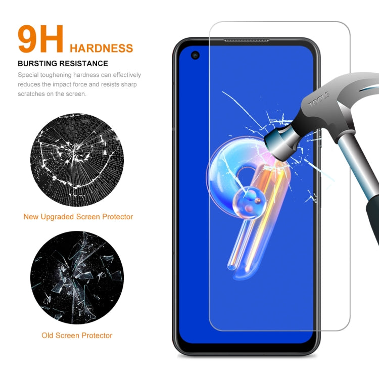 9H tempered glass screen protector film for Asus Zenfone 9 with shatter-resistant design