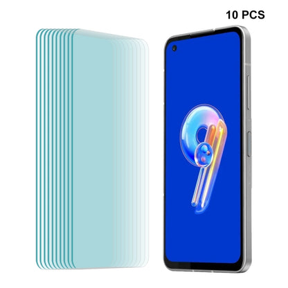 10 pcs tempered glass screen protectors for Asus Zenfone 9 with 2.5D curved edges