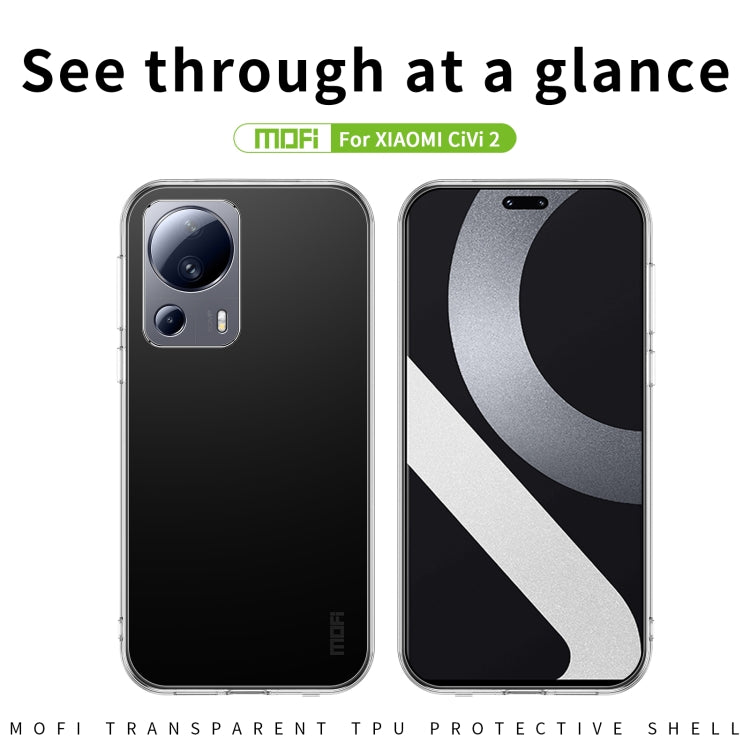 MOFI Ming Series Ultra-thin TPU Phone Case, For Xiaomi Civi 2, For OPPO A17