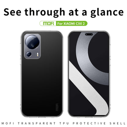 MOFI Ming Series Ultra-thin TPU Phone Case, For Xiaomi Civi 2, For OPPO A17