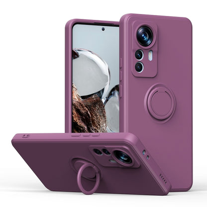 Ring Kickstand TPU Silicone Phone Case, For Xiaomi 12T / 12T Pro