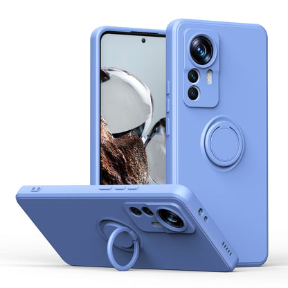 Ring Kickstand TPU Silicone Phone Case, For Xiaomi 12T / 12T Pro