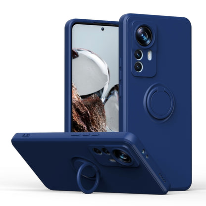 Ring Kickstand TPU Silicone Phone Case, For Xiaomi 12T / 12T Pro