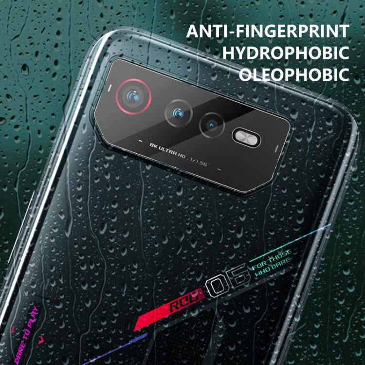 Rear camera lens tempered glass film on phone camera module, anti-fingerprint