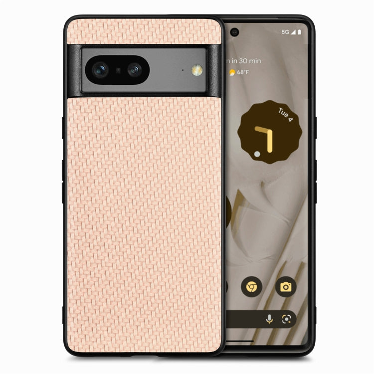 For Google Pixel 7 Carbon Fiber Texture Leather Back Cover Phone Case, For Google Pixel 7
