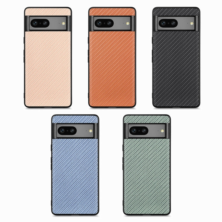For Google Pixel 7 Carbon Fiber Texture Leather Back Cover Phone Case, For Google Pixel 7