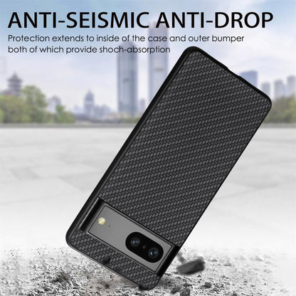 For Google Pixel 7 Carbon Fiber Texture Leather Back Cover Phone Case, For Google Pixel 7