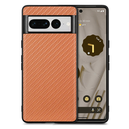 For Google Pixel 7 Pro Carbon Fiber Texture Leather Back Cover Phone Case, For Google Pixel 7 Pro