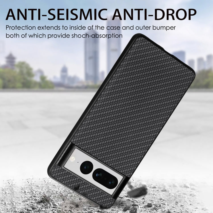 For Google Pixel 7 Pro Carbon Fiber Texture Leather Back Cover Phone Case, For Google Pixel 7 Pro