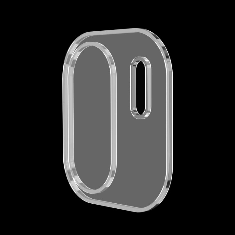 Rear camera tempered glass film protector for a phone camera opening