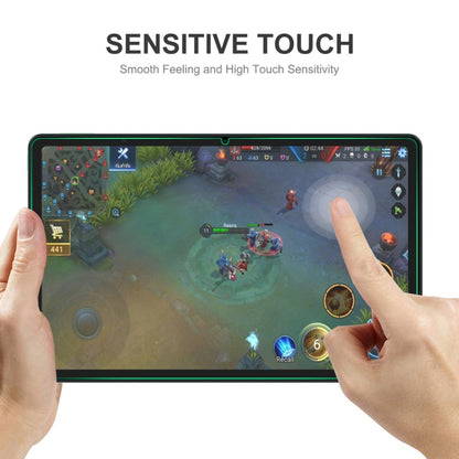 Tempered glass screen protector for tablet, smooth touch surface over screen