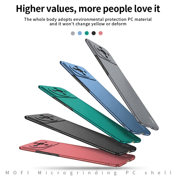 Ultra-thin frosted phone cases in multiple colors (black, blue, green, gray, red)