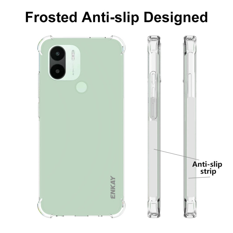 Frosted anti-slip TPU phone case with side grip bars and camera cutout