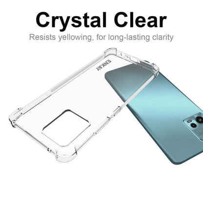 Crystal clear TPU phone case with transparent protection for Motorola Moto G72