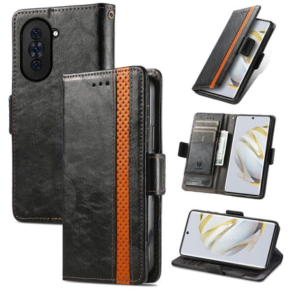 CaseNeoSplicing Dual Magnetic Buckle Leather Phone Case, For Huawei Nova 10 Pro, For Huawei  Nova 10, For Nokia G400, For Sony Xperia 5 IV, For Xiaomi Redmi Note 11T, For Xiaomi 12T / Redmi K50 Ultra