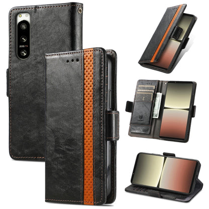 CaseNeoSplicing Dual Magnetic Buckle Leather Phone Case, For Huawei Nova 10 Pro, For Huawei  Nova 10, For Nokia G400, For Sony Xperia 5 IV, For Xiaomi Redmi Note 11T, For Xiaomi 12T / Redmi K50 Ultra