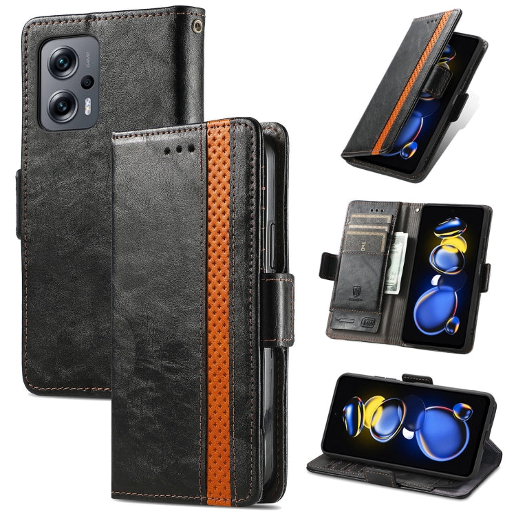 CaseNeoSplicing Dual Magnetic Buckle Leather Phone Case, For Huawei Nova 10 Pro, For Huawei  Nova 10, For Nokia G400, For Sony Xperia 5 IV, For Xiaomi Redmi Note 11T, For Xiaomi 12T / Redmi K50 Ultra