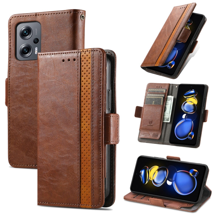 CaseNeoSplicing Dual Magnetic Buckle Leather Phone Case, For Huawei Nova 10 Pro, For Huawei  Nova 10, For Nokia G400, For Sony Xperia 5 IV, For Xiaomi Redmi Note 11T, For Xiaomi 12T / Redmi K50 Ultra