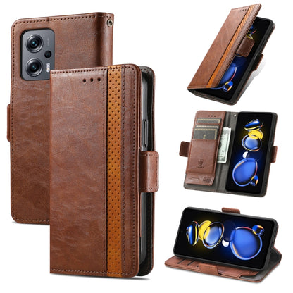 CaseNeoSplicing Dual Magnetic Buckle Leather Phone Case, For Huawei Nova 10 Pro, For Huawei  Nova 10, For Nokia G400, For Sony Xperia 5 IV, For Xiaomi Redmi Note 11T, For Xiaomi 12T / Redmi K50 Ultra