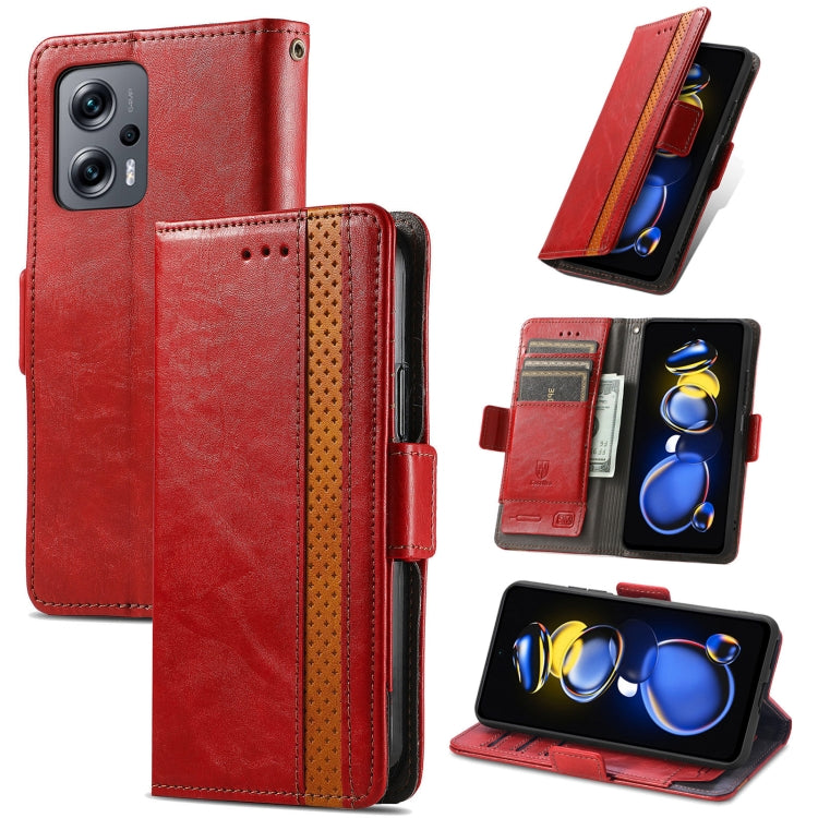 CaseNeoSplicing Dual Magnetic Buckle Leather Phone Case, For Huawei Nova 10 Pro, For Huawei  Nova 10, For Nokia G400, For Sony Xperia 5 IV, For Xiaomi Redmi Note 11T, For Xiaomi 12T / Redmi K50 Ultra