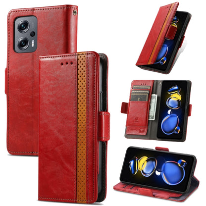 CaseNeoSplicing Dual Magnetic Buckle Leather Phone Case, For Huawei Nova 10 Pro, For Huawei  Nova 10, For Nokia G400, For Sony Xperia 5 IV, For Xiaomi Redmi Note 11T, For Xiaomi 12T / Redmi K50 Ultra