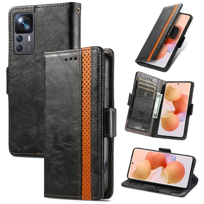 CaseNeoSplicing Dual Magnetic Buckle Leather Phone Case, For Huawei Nova 10 Pro, For Huawei  Nova 10, For Nokia G400, For Sony Xperia 5 IV, For Xiaomi Redmi Note 11T, For Xiaomi 12T / Redmi K50 Ultra