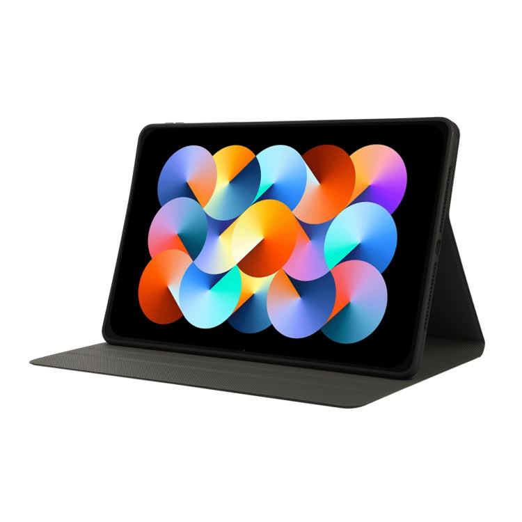 ENKAY PU leather tablet stand case for 10.61-inch, black, front screen in stand